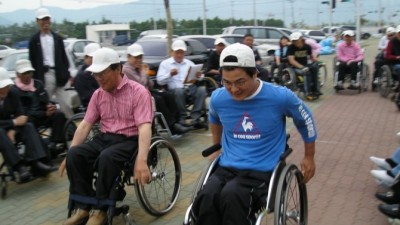 휠체어 달리기